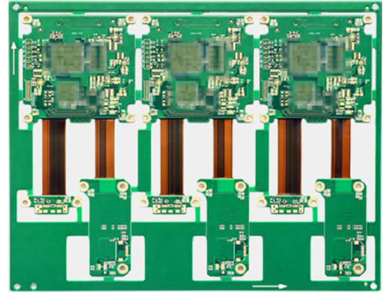 10層リジットフレキ基板